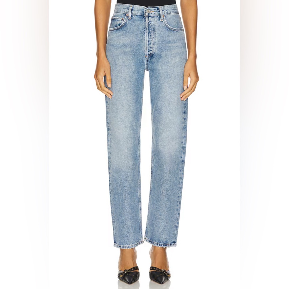 Agolde 90’d Pinch Waist Straight Leg Jeans in Harmonic